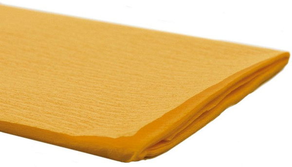 Werola Feinkrepppapier - 50 x 250 cm, gelborange, VE: 2,5 m, 12061107