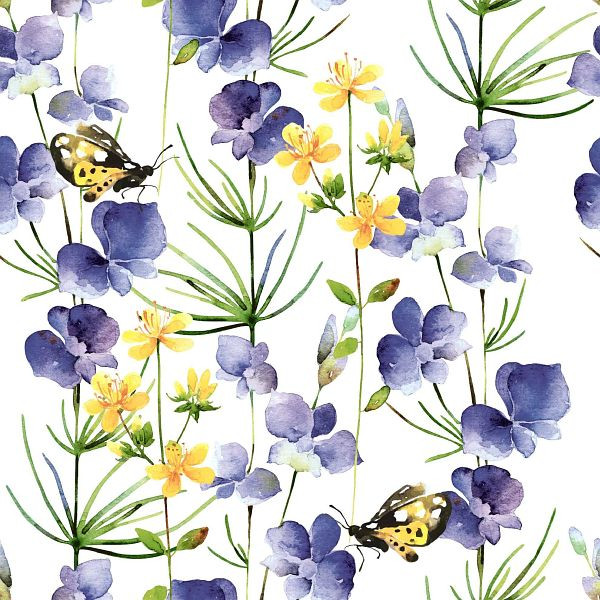 PAPER+DESIGN Lunchservietten Blumen - 33 x 33 cm, VE: 20 Stück, 206139