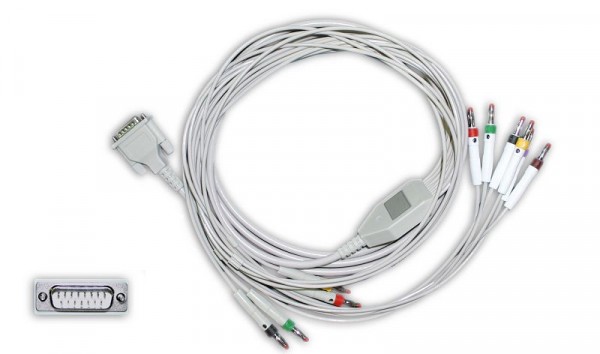 Golmed 10-adriges EKG-Komplettkabel mit Bananenstecker, zu Philips, G500/10