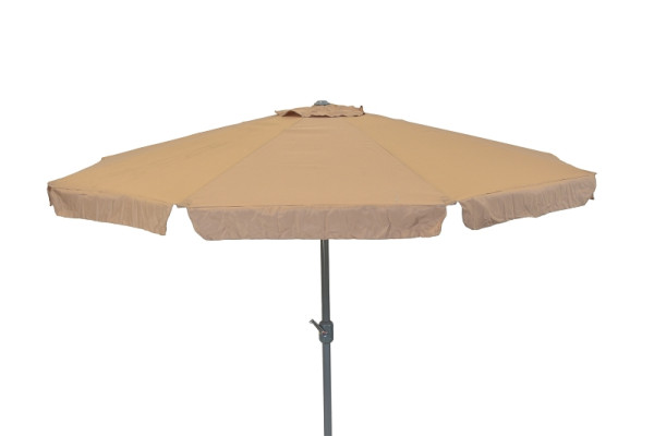 Merxx Marktschirm mit Kurbel, Ø 400 cm, beige, 29002-311