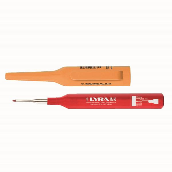 BRINKO INK Tieflochmarker, Farbe rot, 2515/2, 4024184251528
