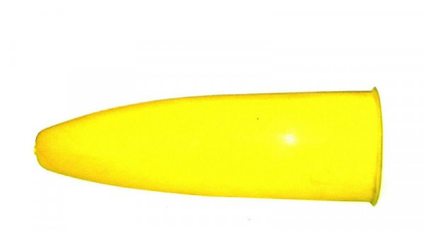 ESW Wetzsteinbecher aus Kunststoff, Länge: 21 cm, gelb, 312761