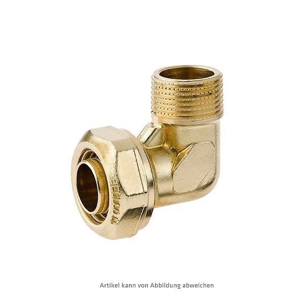 BEULCO Winkelstück 90Grad mit Außengewinde für Trinkwasser 2" 63x5,7/5,8mm, VE: 2 Stück, 107025