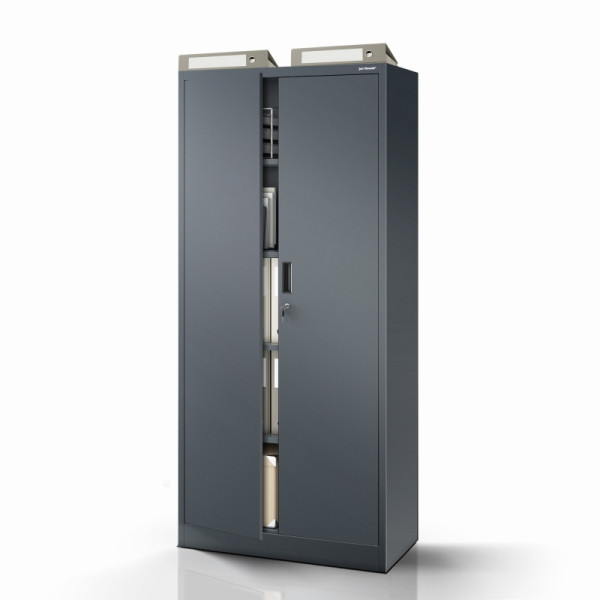 Jan Nowak Metallschrank JAN Compact 1750 x 800 x 400 mm, anthrazit, 1904