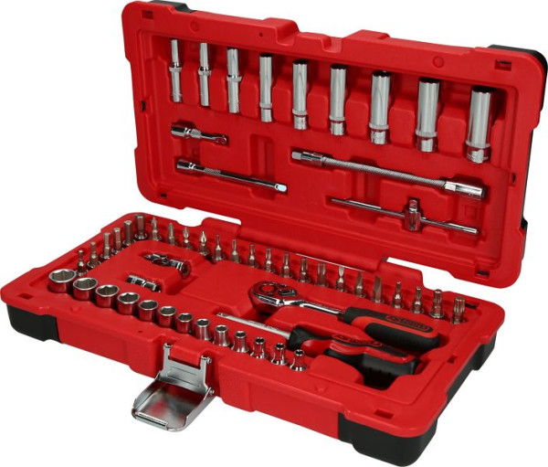 KS Tools 1/4" CHROMEplus Steckschlüssel-Satz, 54-teilig, 958.0654