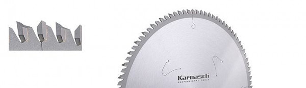 Karnasch Hartmetall-bestücktes Kreissägeblatt Formatieren - Wechselzahn extrem 35° 300x3,2/2,2x30mm 96 WZE-P - NL: UNI, 111610300010