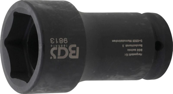 BGS Kraft-Steckschlüssel-Einsatz Sechskant, tief, Antrieb Innenvierkant 20 mm (3/4"), SW 41 mm, für FUSO / Mitsubishi, 9813
