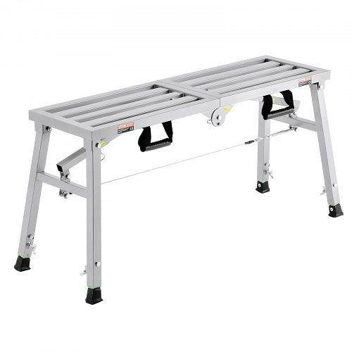 VEVOR klappbare Trittleiter 500-740 mm, Stahl, Tragkraft 180 kg, Hocker für Malen, Reinigen, Waschen, BXSZDJSJZJ458V32EV0