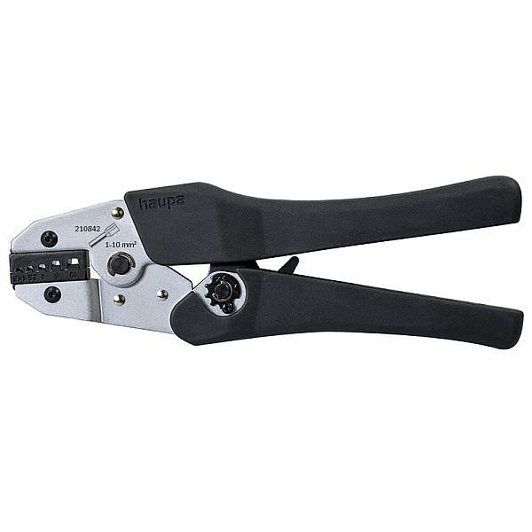 Haupa Crimpzange Aderendhülsen 1-10 mm², Trapezpressung, 210842
