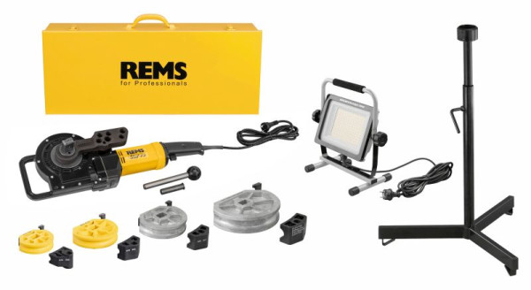 REMS Elektrischer Rohrbieger Curvo Set 15+18+22+28, 28 R102 + 3B + Worklight 10000, 580X04 R220