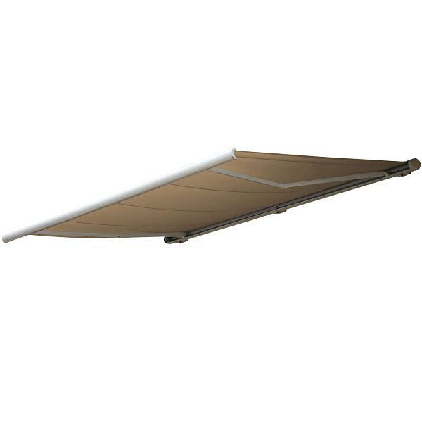 Mendler Ersatz-Bezug für Markise T123, Vollkassette Ersatzbezug Sonnenschutz 4,5x3m, Polyester creme, 76528