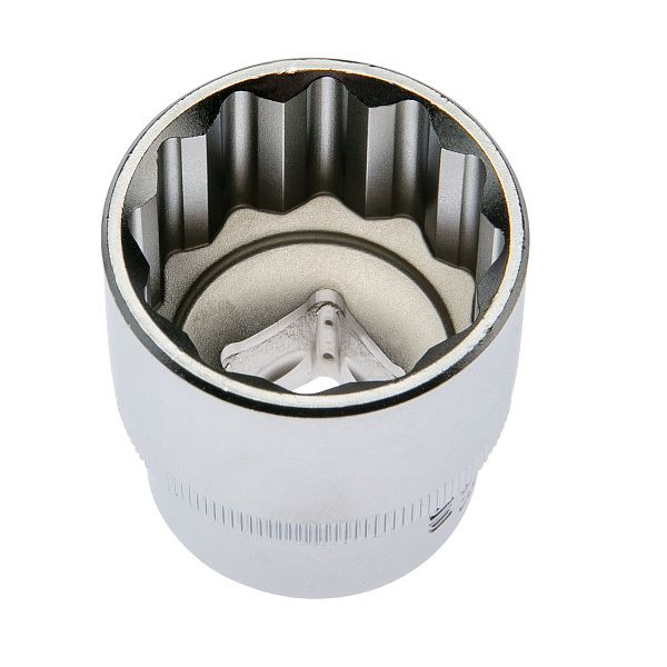 WGB 1/2" Steckschlüssel-Einsatz 350, 12-kant, DIN 3124, Größe: 24 mm, VE: 10 Stück, 3502403