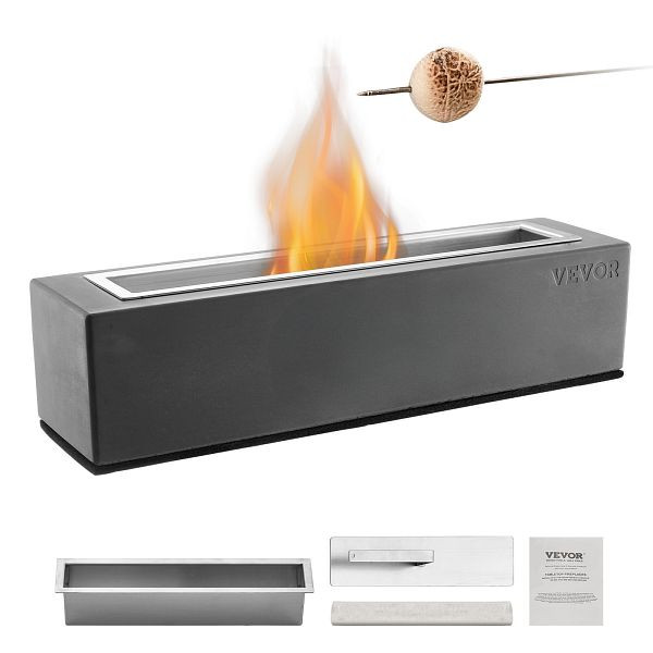 VEVOR Feuerstelle Feuerschale Feuerkorb, Rauchfrei Holzfeuerschale 380x100x135mm, ZMSHKHNTQHSZ4S3IKV0