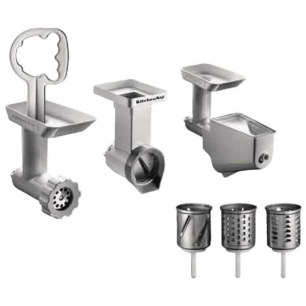 KitchenAid Zubehörset 5KSMFPPC, vielseitige Aufsätze für Standmixer, AD294