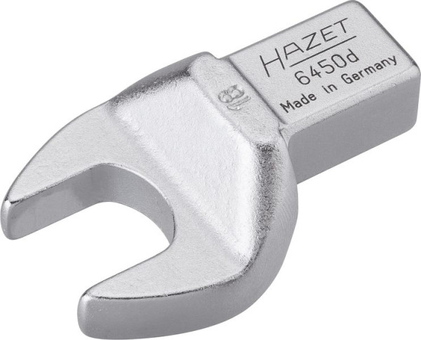 Hazet Einsteck-Maulschlüssel, Einsteck-Vierkant 14 x 18 mm, Außen-Sechskant Profil, 18 mm, 6450D-18