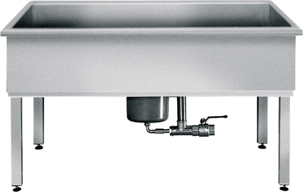 KWC Werkraumbecken, Sirius, Edelstahl, 1500x800x600 mm, U-Bau, Schlammfang, 2000100361