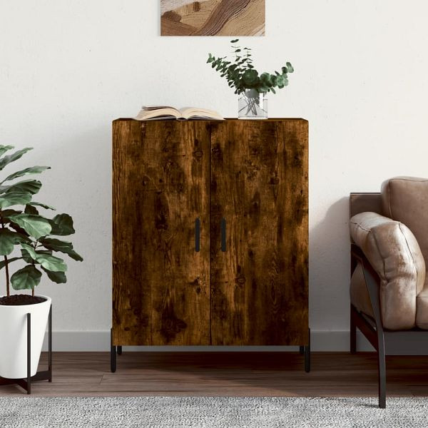 vidaXL Sideboard Räuchereiche 69,5x34x90 cm Holzwerkstoff, 827737