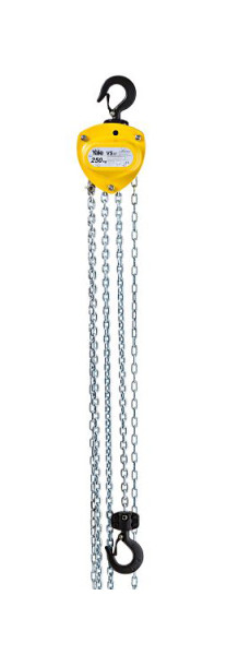 YALE VSIII 0,25/1 Flaschenzug 0,25 t/1 NH, präzise Handkettenführung, N04200123