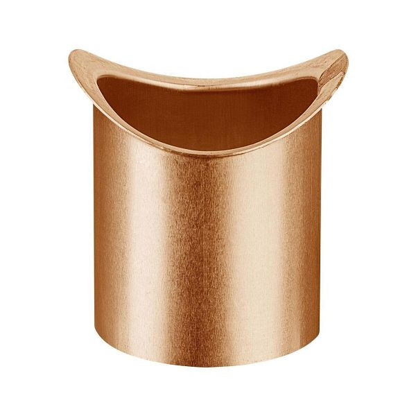 Grömo Kupfer-Lötstutzen für halbrunde Rinne, 333/100mm 60616, 106434