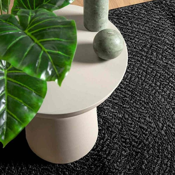 vidaXL Teppich ZIZUR Anthrazit 240x340cm Jute-Optik Indoor und Outdoor, 4010353