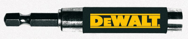 DeWalt Magnet-Bithalter mit Führungshülse, Ø 9,5 mm, 80mm, DT7701-QZ