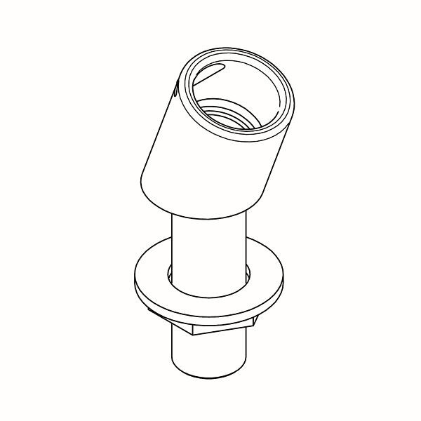 KWC Tischdurchführung für Augen- und Gesichtsdusche, 2000103186