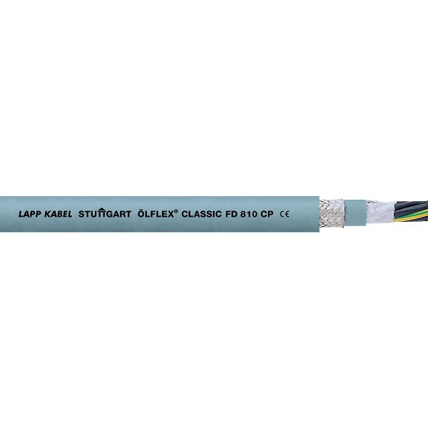 LAPP Steuerleitung ÖLFLEX® CLASSIC FD 810 CP 4G2,5, VE: 100 Meter, 0026471/100