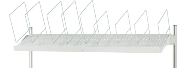 RAU Kartonagenmagazin Serie E, B1800(1684)xT650xH500mm, RAL7035, E-KAM1800-600M.12