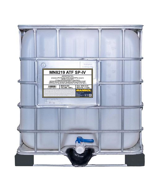 MANNOL Getriebeöl 8219 ATF SP-IV, VE: 1000 l, MN8219-IBC
