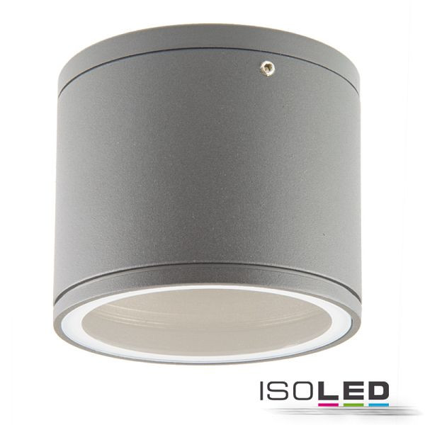 ISOLED Aufbauleuchte IP54 für GX53 Leuchtmittel, silber, ohne Leuchtmittel, 112629