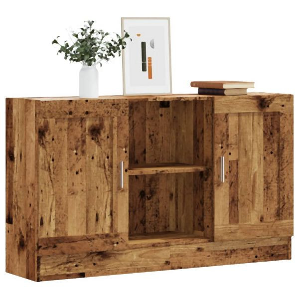 vidaXL Sideboard Altholz-Optik 120x30,5x70 cm Holzwerkstoff, 856162