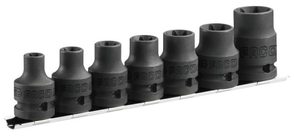 Facom IMPACT-Steckschlüssel 1/2" Torx, 7-teilig, NSTX.J7
