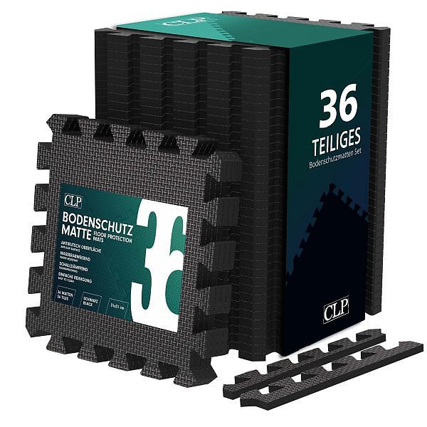 CLP 36er Bodenschutzmatte 31x31, schwarz, 326478, 4255716361266