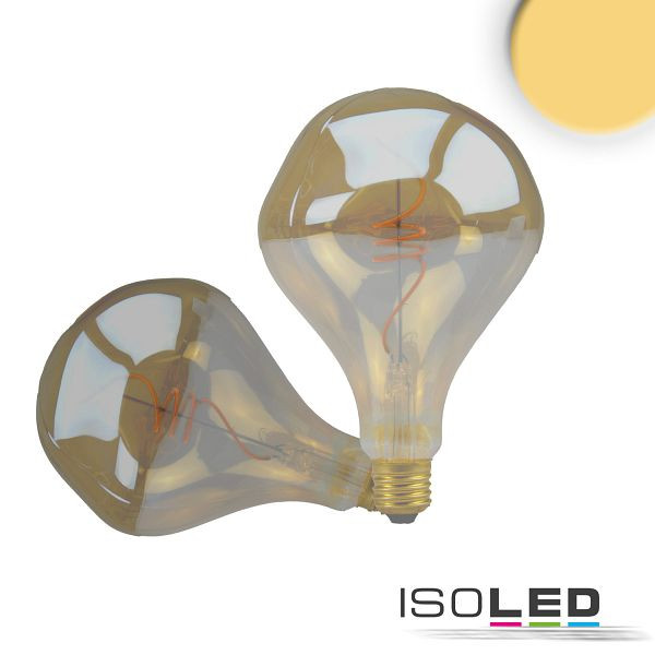 ISOLED E27 Vintage Line LED Roundbulb A125, unregular, Amber, 4W, 2200K, 115078