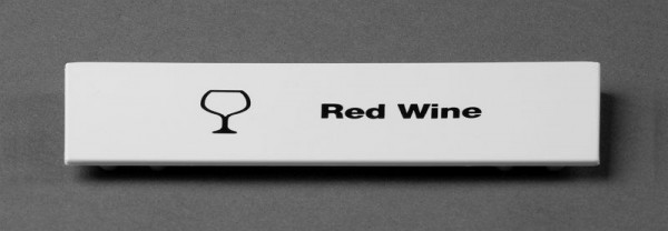 Cambro Camrack Extender ID Clip "Red Wine", CECRW6000