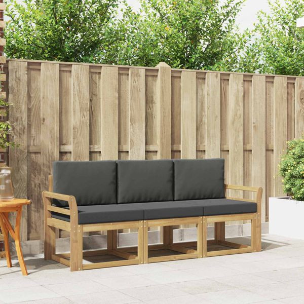 vidaXL Outdoor-Sofagarnitur 3-teilig, 3387176, 8721288776846