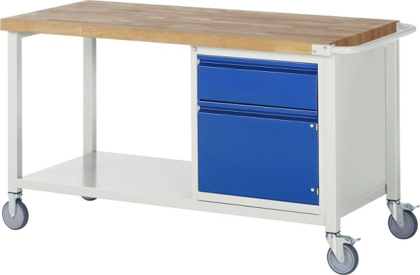 RAU Fahrbare Werkbank 8152I6, B1500xT700xH880mm, 1xSchublade-TA, 1xTür, 05-8152I6-157R4S.11
