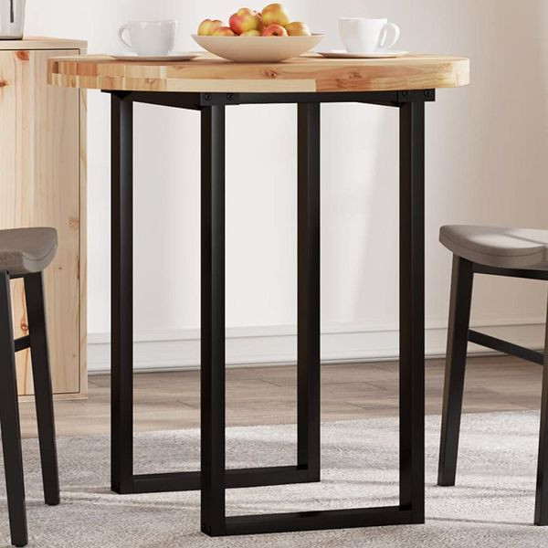 vidaXL Tischplatte Rund Ø70x4 cm Massivholz Akazie, 4008703
