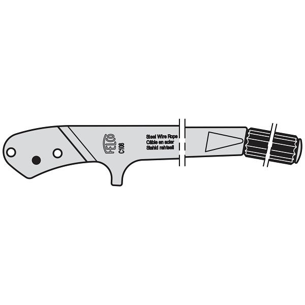 Felco Griff mit Manschette und Stift (1 x C108/1 + 1 x C108/3), C108/2