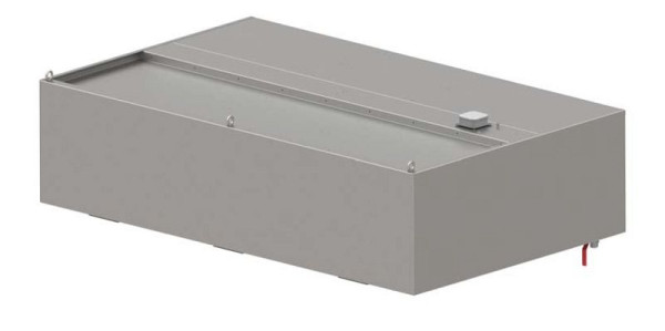 Stalgast Wandhaube "Expert Line", kastenform 3000 mm x 1000 mm mit LC2 Typ A Zyklonen-/Labyrinthfilter, WH301012