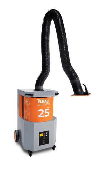 ELMAG Absauganlage, fahrbar, SmartFil, Absaugarm Ø 150mm/3m in Schlauchausführung, 58701