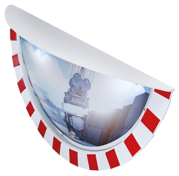 Vialux Spiegel rot/weiss - 0.5 900 x 450mm - 3 Blickrichtungen - P.A.S, 9195