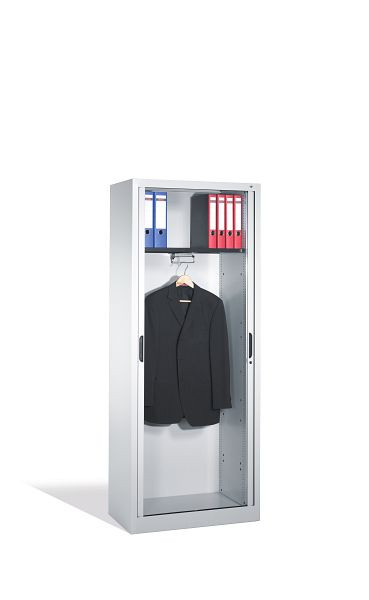 C+P Rollladenschrank Omnispace, H1980xB800xT420mm, Farbe: Lichtgrau, Griffmulde, 5 OH, 3201-00 S10240