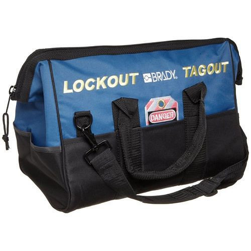 Brady Blaue Umhängetasche für Lockout-Sets, 309117, 754473991623