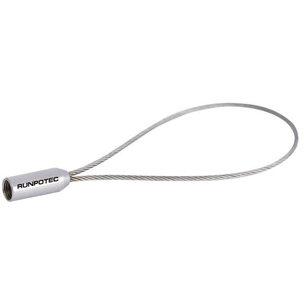 Runpotec Zugschlaufe, Durchmesser 1,5 mm Edelstahlseil Gewinde RTG 6 mm, 20428