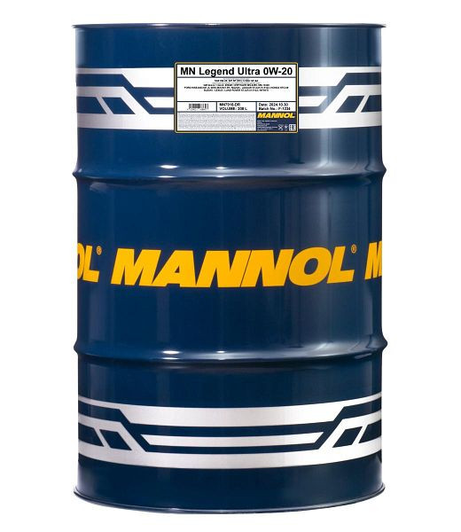 MANNOL Motorenöl 7918 Legend Ultra 0W-20, VE: 208 l, MN7918-DR