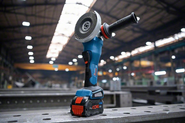 Bosch Akku-Winkelschleifer BITURBO mit X-LOCK GWX 18V-15 P, 06019H6F00