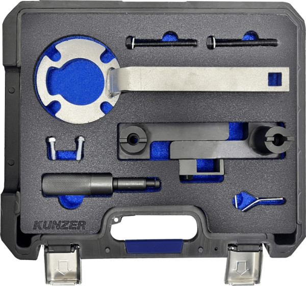 Kunzer Motor-Einstellwerkzeugsatz FORD / VOLVO Für Reparaturarbeiten an 1.9-, 2.0-, 2.3-, 2.4- und 2.5-Liter-Motoren, 77M309