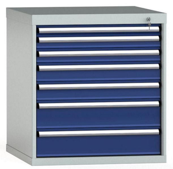 KLW Schubladenschrank 800 x 725 x 750 mm H x B x T, Einbaumaß: 700 mm, Einteilung: 36x36 Einheiten, EA / 100 kg, SGB0800-07EP-001