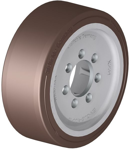 Blickle RB 343x135/90-7 Rad aus Blickle Besthane®, Braun, 746722